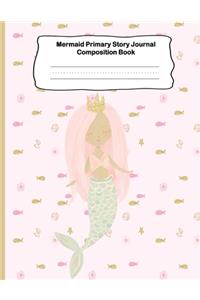 Mermaid Primary Story Journal Composition Book