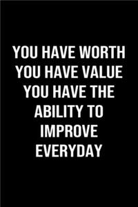 You Have Worth