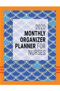 2020 Monthly Organizer Planner For Nurses