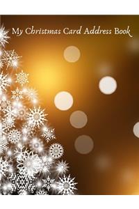My Christmas Card Address Book