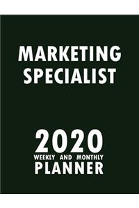 Marketing Specialist 2020 Weekly and Monthly Planner