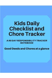 Kids Daily Checklist and Chore Tracker