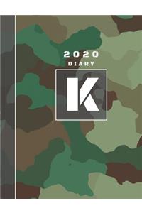 Personalised 2020 Diary Week To View Planner