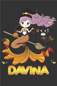 Davina: Davina Halloween Beautiful Mermaid Witch Want To Create An Emotional Moment For Davina?, Show Davina You Care With This Personal Custom Gift With Da