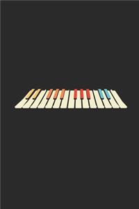 Colorful Piano Keys