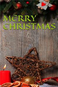 Merry Christmas Notebook, Memory Book to Write or Draw , 6x9, 100 Beautiful Pages, Notes, Journal, Memory Book