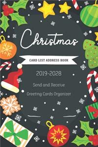 Christmas Card List Address Book