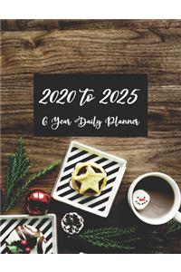 6 Year Daily Planner 2020 To 2025