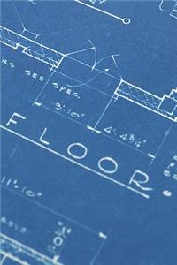 2019 Daily Planner Construction Blueprints 384 Pages
