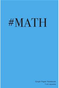 Graph Paper Notebook 1 cm squares