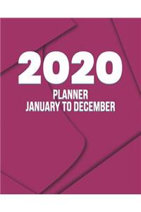 2020 Planner January To December
