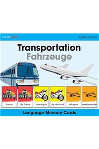 Wordplay Language Memory Cards-Transportation (English-German)