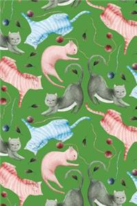 Bullet Journal Notebook for Cat Lovers Cats Playing 2