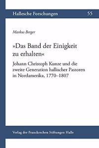 Das Band Der Einigkeit Zu Erhalten