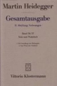 Martin Heidegger, Sein Und Wahrheit