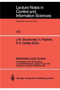 Mechanics and Control