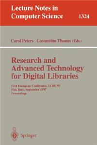 Research and Advanced Technology for Digital Libraries