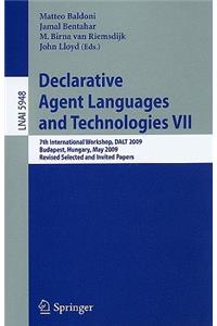 Declarative Agent Languages and Technologies VII