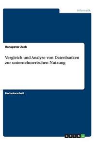 Vergleich und Analyse von Datenbanken zur unternehmerischen Nutzung