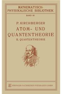Atom- und Quantentheorie