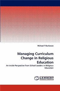 Managing Curriculum Change in Religious Education