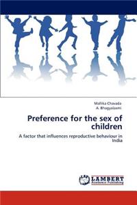 Preference for the sex of children