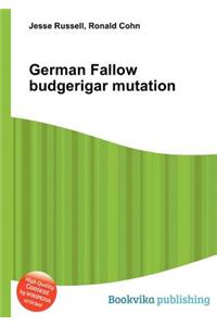 German Fallow Budgerigar Mutation