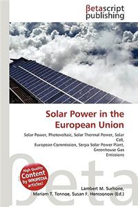Solar Power in the European Union