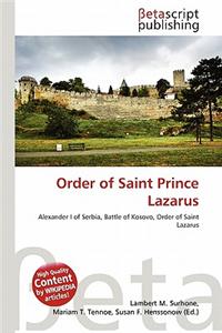Order of Saint Prince Lazarus