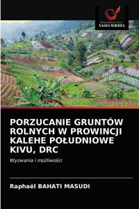 Porzucanie Gruntów Rolnych W Prowincji Kalehe Poludniowe Kivu, Drc