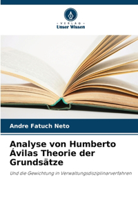 Analyse von Humberto Ávilas Theorie der Grundsätze