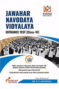 Jawahar Navodaya Book For Class 6 From The House Of Rs Aggarwal