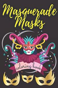 Masquerade Mask Coloring Book