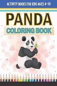 Panda Coloring Book Activity Books For Kids Ages 4-10