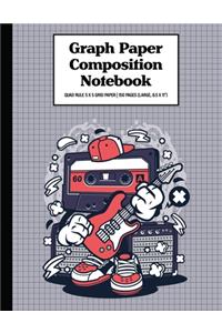Graph Paper Composition Notebook Quad Rule 5x5 Grid Paper - 150 Sheets (Large, 8.5 x 11