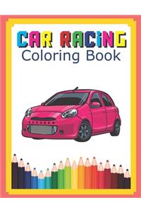 Car Racing Coloring Book