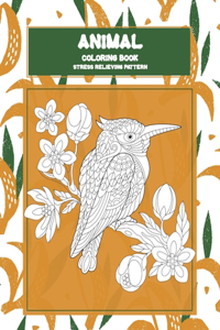 Coloring Book Animal Stress Relieving Pattern
