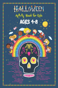 Halloween Activity Book for kids Ages 4-8