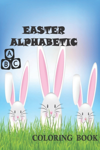 Easter alphabetic coloring book