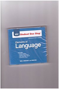 Elements of Language: Student One-Stop DVD-ROM Grade 6 2009