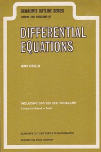 Schaum's Outline of Differential Equations