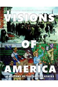 Visions of America, Volume Two, Books a la Carte Edition Plus New Myhistorylab for U.S. History -- Access Card Package [With Access Code]