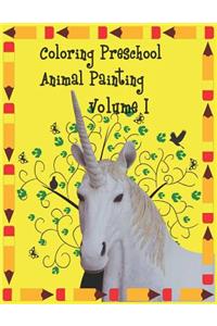 Coloring preschool animal painting Volume 1