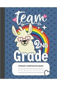 Team 2nd Grade - Primary Composition Book