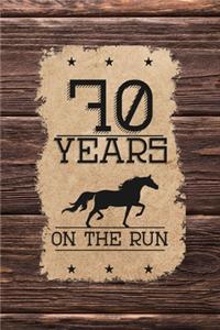 70th Birthday Journal