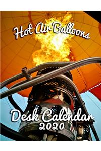 Hot Air Balloons Desk Calendar 2020