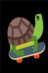 Turtle Skateboarding Notebook