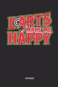 Darts Make Me Happy Notebook