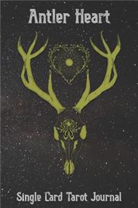 Antler Heart Single Card Tarot Journal