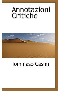 Annotazioni Critiche